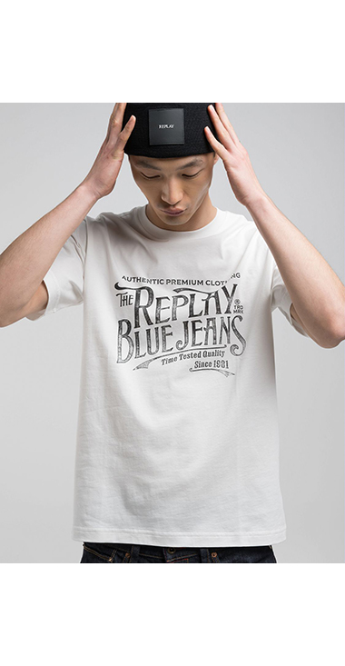コットンジャ－ジープリントTシャツ 詳細画像